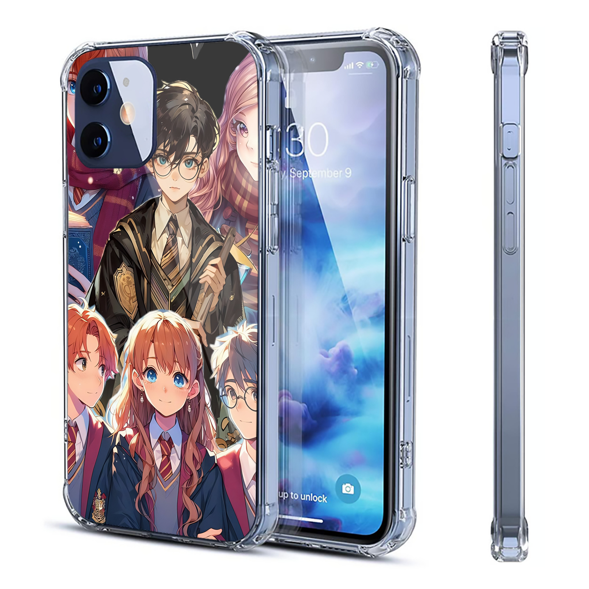 （画像用） Harry Potter ハリー・ポッターシリーズ 【iPhone 12シリーズ対応】透明スマホケース（クリアソフトケース）